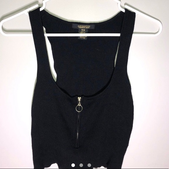 Black tank top